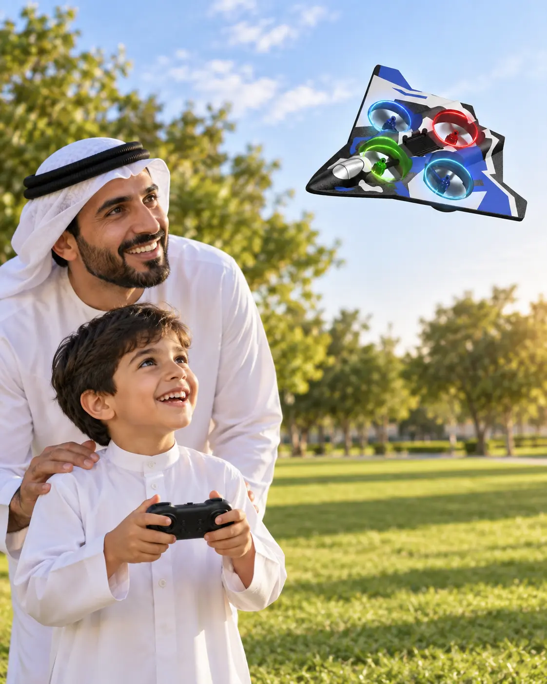 متعة الطيران في مكان مفتوح